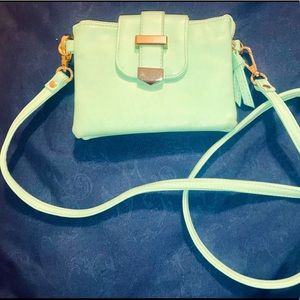 Charming Charlie Mint Green Purse/Wallet